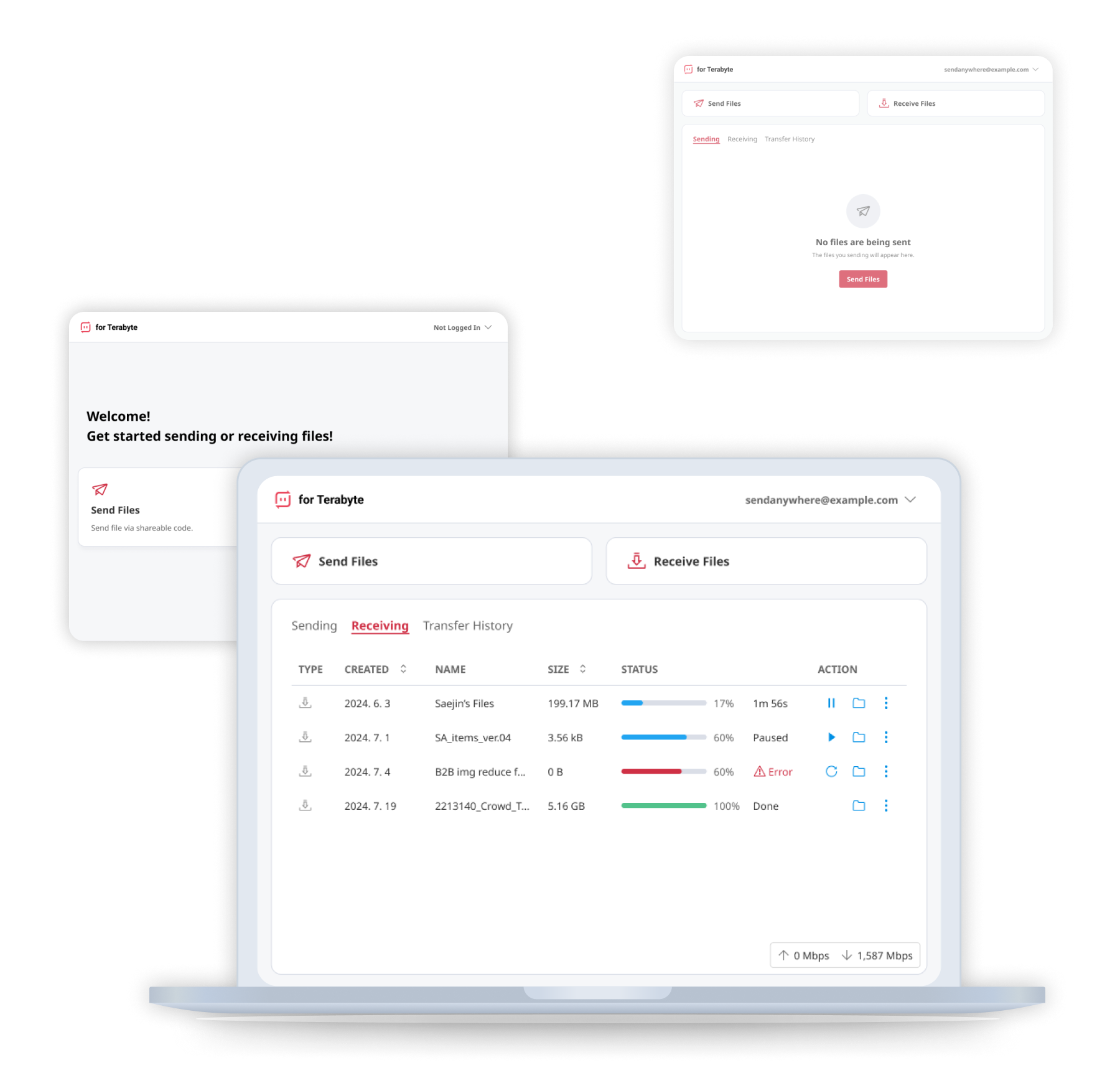 SendAnywhere For Terabyte The Fastest Large File Transfer Service SendAnywhere For Terabyte The Fastest Large File Transfer Service